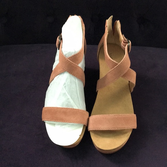 Lucky Brand Shoes - LUCKY BRAND  wedges size 7.5 -suede